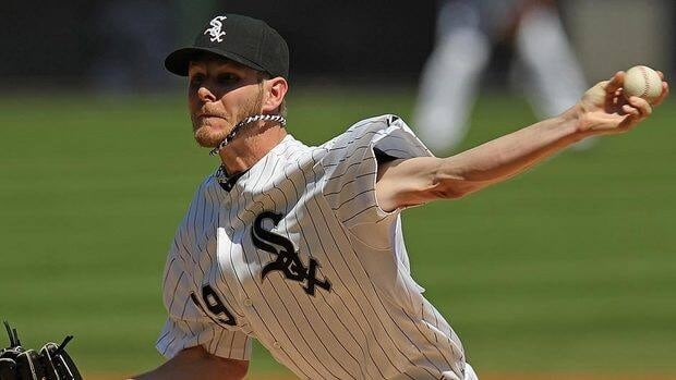Chris Sale of the White Sox leads all American League starters in earned-run average at 2.05.