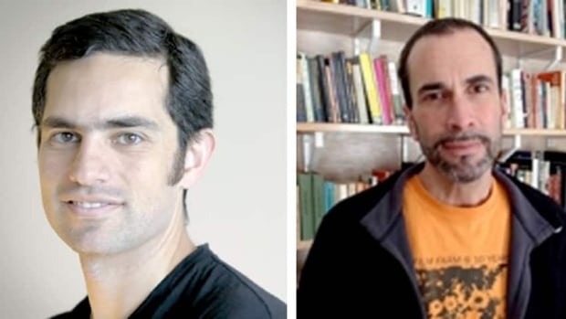 Tarek Loubani, left, and John Greyson, Canadians who have been detained without formal charges in Egypt since Aug. 16, said in a release they are going on a hunger strike.
