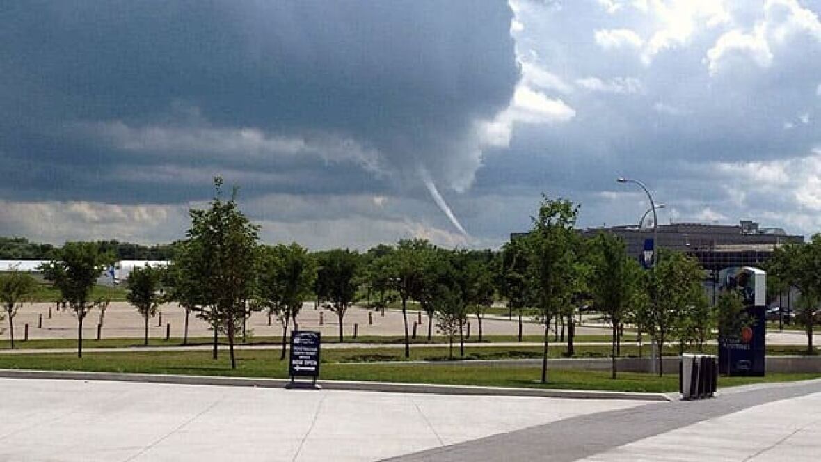 Funnel clouds seen in Winnipeg, weather watches issued Manitoba CBC