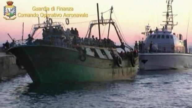 libyan refugee boat sinks libyan refugee boat carrying 600 sinks world cbc news libyan refugee boat sinks libyan refugee boat carrying 600 sinks world cbc news