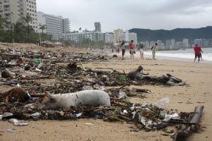 Mexico storms Ingrid Manuel in Acapulco