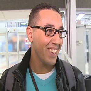 Youcef Zaidi arrives in Saskatoon