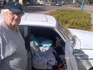 Jerry Chappel lives in his car in Edmonton