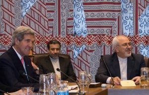 John Kerry meets Iran's Mohammad Javad Zarif