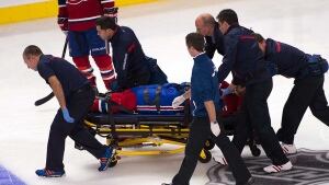 George Parros, stretcher
