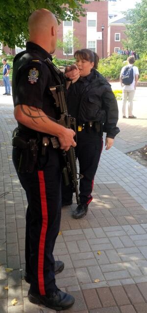 Police on campus