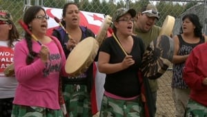Shale gas protest