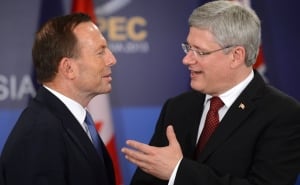 Harper and Abbot at APEC