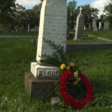 Florizel monument in Mount Carmel Cemetery