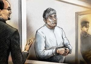 Court sketches of Edmundo Dias