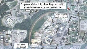 Thunder Bay bike route map proposal