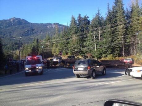 Whistler, B.C. crash scene