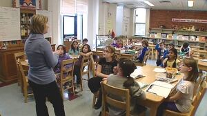 Elementary school classroom