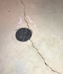 Cracks in basement