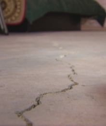 Basement cracks