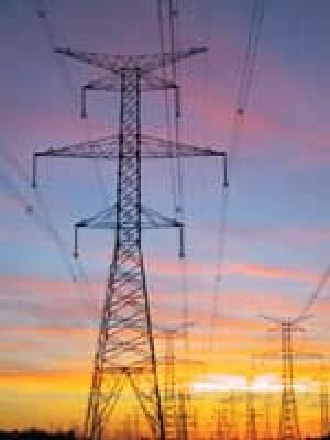 powerline-sunset