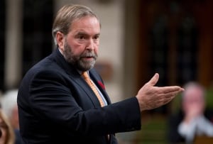 NDP Leader Tom Mulcair in question period