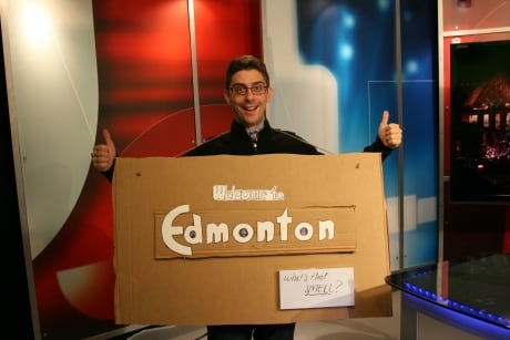 City of Edmonton sign costume