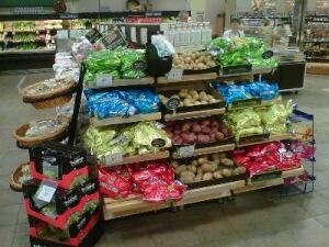 Coloured potatoes