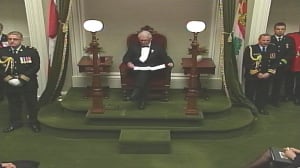 Throne speech