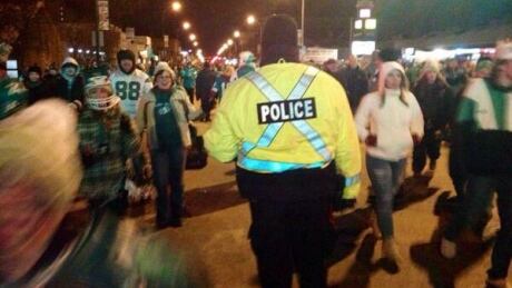 Regina police patrol streets following Grey Cup