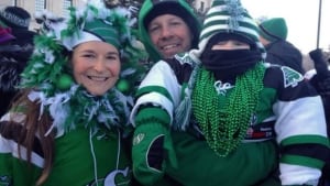 Thousands of Rider fans rally in Regina