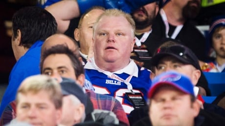 nfl news Rob Ford watches Buffalo Bills game, curious fans watch mayor