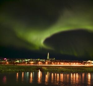 Reykjavik Iceland northern lights