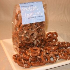 Bernard Callebaut chocolate pretzels