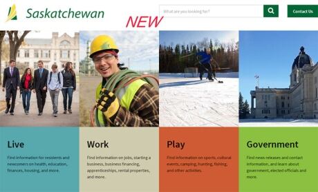 New Sask. government website