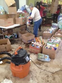 Volunteers at Odawa
