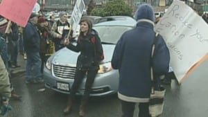 Mill Bay protest