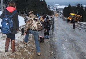 Nackawic school bus