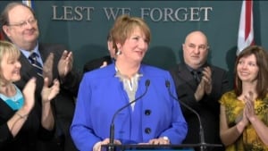 Kathy Dunderdale announces resignation from politics