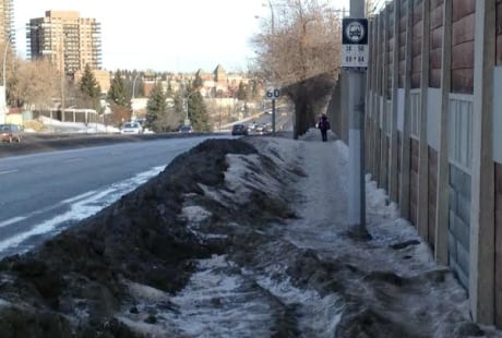 Icy sidewalks