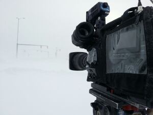 Blizzard conditions