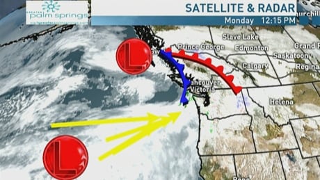 Low-pressure system to bring some warmth to B.C.