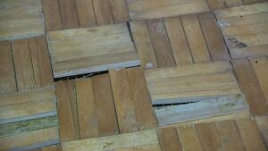 tiles lifted