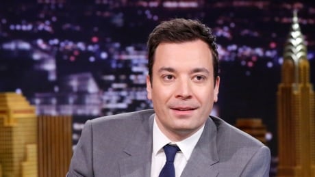 In this photo provided by NBC, Jimmy Fallon appears during his "The Tonight Show" debut on Monday, Feb. 17, 2014, in New York. Fallon departed from the network's �Late Night� on Feb. 7, 2014, after five years as host, and is now the host of �The Tonight Show,� replacing Jay Leno after 22 years. (AP Photo/NBC, Lloyd Bishop) APTOPIX TV Fallons First Night