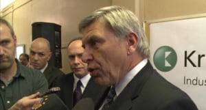 Daniel Archambault speaks to reporters