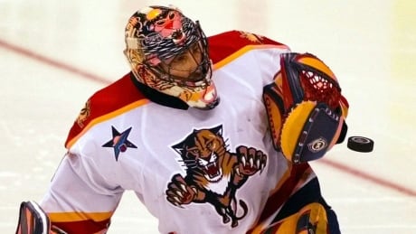 Goaltender Roberto Luongo, seen here with the Panthers in 2003, will make his first start for the team on Friday against Buffalo. He was re-acquired on Tuesday in a trade with Vancouver. luongo-roberto-1204896