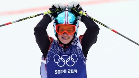 Marielle Thompson, shown ion this file photo, retained her lead of the overall standings in World Cup ski cross with a small final win in Switzerland on Friday. 620-thompson