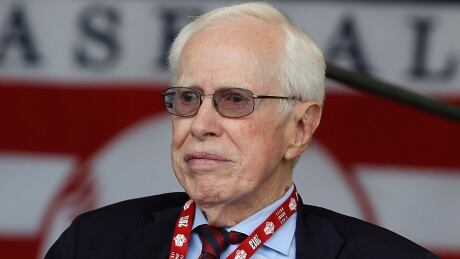 Dr. Frank Jobe, seen here being honoured in Cooperstown, N.Y., in July 2013, died Thursday at age 88. He was known for the development of the historic elbow procedure known as "Tommy John surgery." jobe-frank-05978819