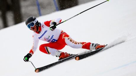 Canadian teen Mac Marcoux took his second bronze of the Paralympics in the men's visually impaired super-G on Sunday. 476692691SJ00014_2014_Paral