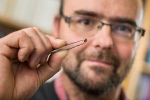 Graham Pearson with diamond