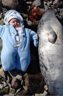 #sealfie with baby