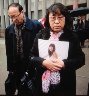 Parents of Qian Liu seen after court verdict
