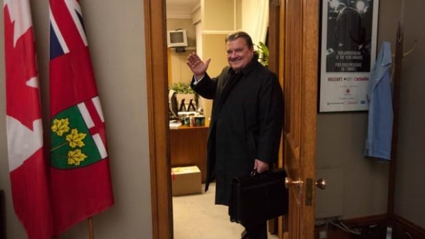 Former Finance Minister Jim Flaherty tweeted this picture the afternoon he announced his resignation from cabinet.