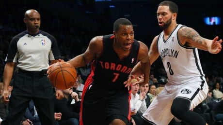 Kyle Lowry's leadership will be a key to success if the Toronto Raptors hope to beat the playoff-hardened Brooklyn Nets. lowry-kyle-140310