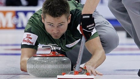 Skip Mike McEwen, shown in this file photo, is rolling at the Players' Championship in Summerside, P.E.I. players championship mike mcewen